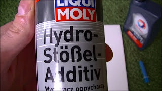 Hydrostossel additiv liqui moly dodatek wyciszający silnik TEST [upl. by Anytsyrk]