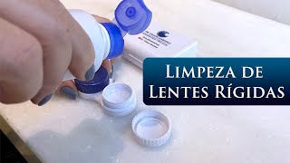 Limpeza de Lentes Rígidas [upl. by Koffler790]