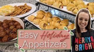 EASY HOLIDAY APPETIZERS  QUICK PARTY FOOD RECIPES  HOLIDAY PARTY APPETIZERS [upl. by Travers]