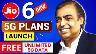 Jio New 5G Plans Launch  Jio Free Unlimited 5G Data  Free Subscription  Jio Prepaid Recharge 2023 [upl. by Einaffit]