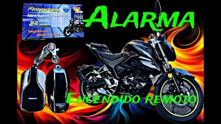 COMO INSTALAR ALARMA PARA MOTO CON ENCENDIDO A DISTANCIA ALARMA UNIVERSAL [upl. by Bijan199]