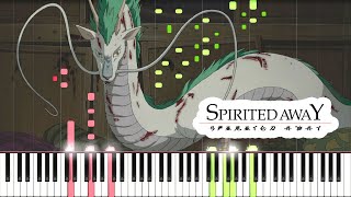 The Dragon Boy  Spirited Away Piano Cover  Sheet Music 4K [upl. by Eselahs]