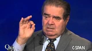 Justice Scalia on Citizens United CSPAN [upl. by Laenahtan]