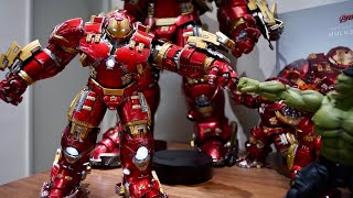 Unboxing Comicave Iron Man Mark 44 Hulkbuster feature Hot Toys Beast Kingdom Cosbaby [upl. by Enihpad]