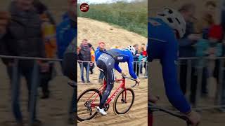 MVDP échauffement cyclo cross Koksijde 2022 [upl. by Ellenet584]