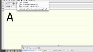 FontLab  Kerning Classes HD [upl. by Ahsenra626]