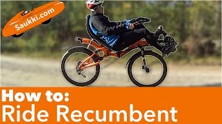 How to Recumbent  a Quick Guide for How to Learn to Ride a Recumbent Bike [upl. by Lula867]