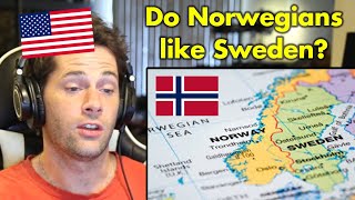 What Do Norwegians Think of Sweden  American Reacts [upl. by Honan857]