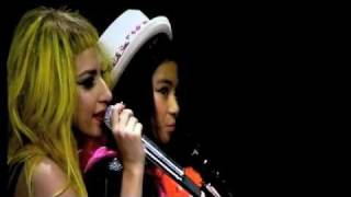 Born This Way  Lady Gaga duet with Maria Aragon LIVE Toronto [upl. by Luapsemaj]