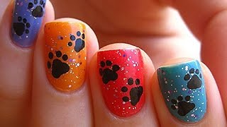 decoracion de uñas con esmalte sencillas y bonitas\nails decoration [upl. by Leanahtan685]