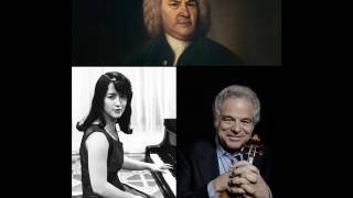 Bach Violin Sonata C minor Itzhak PerlmanMartha Argerich [upl. by Nnawtna]