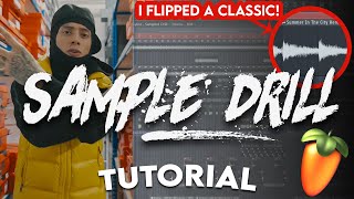 HOW TO MAKE SAMPLED DRILL BEATS FOR CENTRAL CEE  KAY FLOCK [upl. by Nerad]