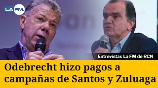 Odebrecht hizo pagos a campañas de Santos y Zuluaga dice la Fiscalía [upl. by Elletse]