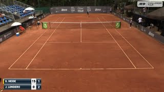 Gustavo Heide BRA vs Juan Ignacio Londero ARG Sao Paulo challenger 1 Round [upl. by Kimberlyn848]