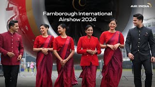 Air India at Farnborough Airshow 2024 [upl. by Fusuy]