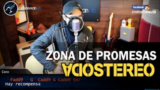 Zona de Promesas SODA STEREO Cover  Tutorial Guitarra Demo Christianvib [upl. by Ryon]