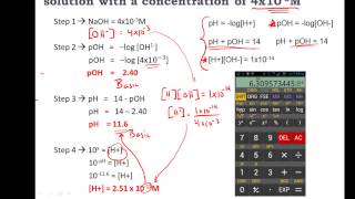 Calculating pH pOH H H3O OH of Acids and Bases  Practice [upl. by Etan]