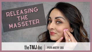 Releasing the Masseter  Priya Mistry DDS the TMJ doc tmj tmjexercises jawpopping [upl. by Illek263]