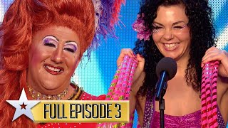 Hula hoop MANIA and a hypnotic DOG  Britains Got Talent  Series 9  Episode 3  FULL EPISODE [upl. by Ferdinand]