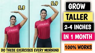 Grow Taller 24 inches in 1 Month  Height Boosting Exercises  Growth Taller Fast  Fitness Journey [upl. by Siari100]