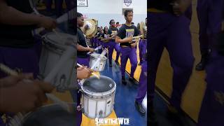 Wossman High School Marching Band Monroe LA drumdrumlife drums percussion drummer drum [upl. by Mab]