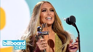 ARod Is All of Us In Awe Watching JLo Perform a Medley of Greatest Hits at VMAs  Billboard News [upl. by Rehotsirhc636]