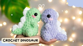 How To Crochet Dinosaur  Easy Crochet Dinosaur  Amigurumi Dino Pattern [upl. by Henarat543]