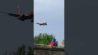 Jet2 landing Leeds Bradford international airport [upl. by Gibe]