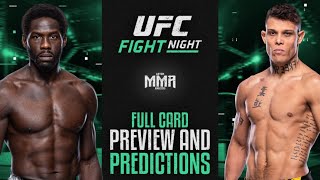 UFC Fight Night Cannonier vs Borralho Full Card Preview and Predictions [upl. by Ardnaet]