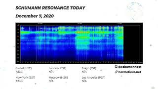 Schumann Resonance Live  247 Live Graph [upl. by Lukey]