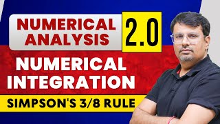 Numerical Analysis 20  Numerical Integration by Simpson 38 Rule by GP Sir [upl. by Eentirb]