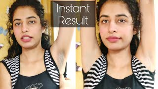 Underarms Whitening at Home Instant Results Home remedy keebisha [upl. by Sucramat836]