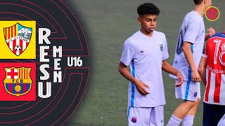 RESUMEN UE Vilassar Mar vs FC Barcelona Cadete A U16 2021 [upl. by Daley822]