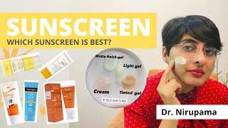 Best sunscreen for face video Best Sunscreen for oily skin type dry skin Best Sunscreen in India [upl. by Milano]