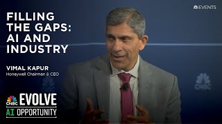 Filling the Gaps AI and Industry with Honeywells Vimal Kapur [upl. by Aivalf]