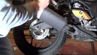 Yamaha MT 03 R3 Exhaust DIY Modification [upl. by Xanthe16]