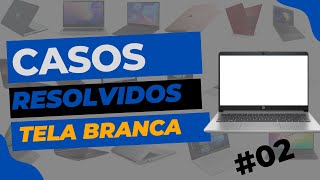 Casos Resolvidos  HP G42  Tela branca [upl. by Humfrey]