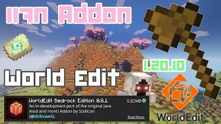 แจก Addon World Edit Minecraft PE 12010 MCPE World Edit 😆😄 [upl. by Ayamat]