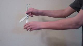 Balisong Tutorial Y2K Rollover Beginner [upl. by Rialcnis453]