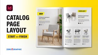 How to Catalogue Page Layout Design in Adobe InDesign CC [upl. by Shoifet]