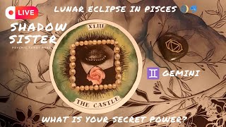 ♊GEMINI EXTENSIVEgemini geminicollective WHAT IS YOUR SECRET POWER lunareclipseinpisces [upl. by Hanley]