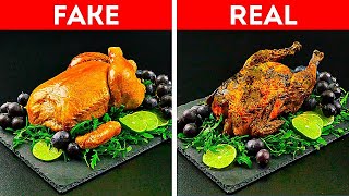 FAKE FOOD VS REAL FOOD  Can You Tell These Fake Foods From the Real Ones [upl. by Nodarse]