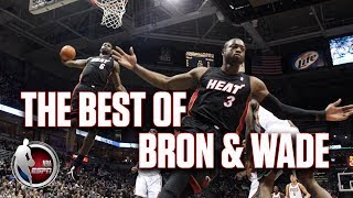 The best of LeBron James and Dwyane Wade with the Heat  NBA Highlights [upl. by Eedebez]