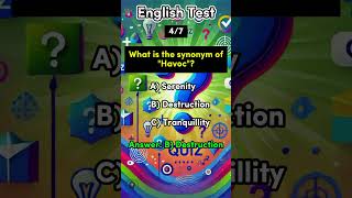 English Synonym Quiz Short Video quiz synonyms english puzzle learning knowledge newvideo [upl. by Black787]