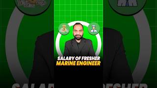 What is the Salary of Fresher Marine Engineer [upl. by Yhtomit]