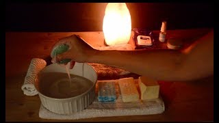 Asmr  Sponge and Soap Facial Cleansing Softly Spoken [upl. by Lannie]