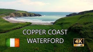 Copper coast County Waterford Ireland  4K DJI mini 2 Drone Footage [upl. by Maddocks512]