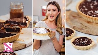 Salted Caramel Chocolate Tart  In The Kitchen With Kate [upl. by Eelarual]