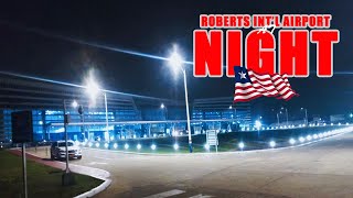 This is How Roberts International Airport Looks at Night in Liberia 2023 [upl. by Paapanen689]