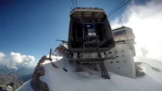 Zugspitze Germanys highest mountain visite cable car Seilbahn Tagesbesuch 2016 [upl. by Giles84]